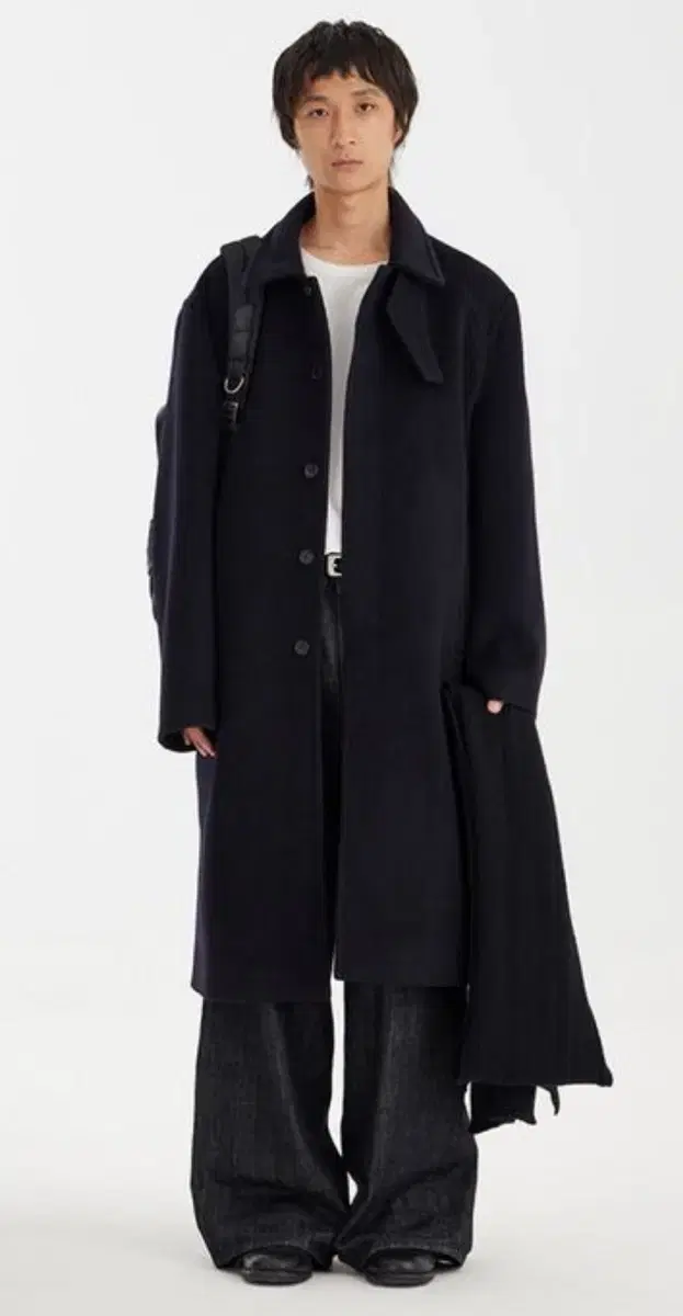 [M] 23fw youth mac coat black